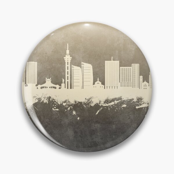 Item preview, Kinshasa Democratic Republic of the Congo Skyline designed and sold by ArtPrints.