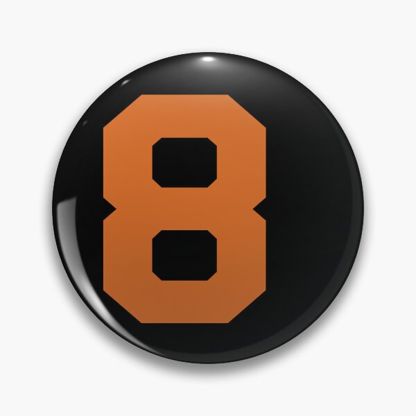 Artikelvorschau, Nummer 8, Orange Acht, Sport Nummer 8 entworfen und verkauft von TheCultStuff.