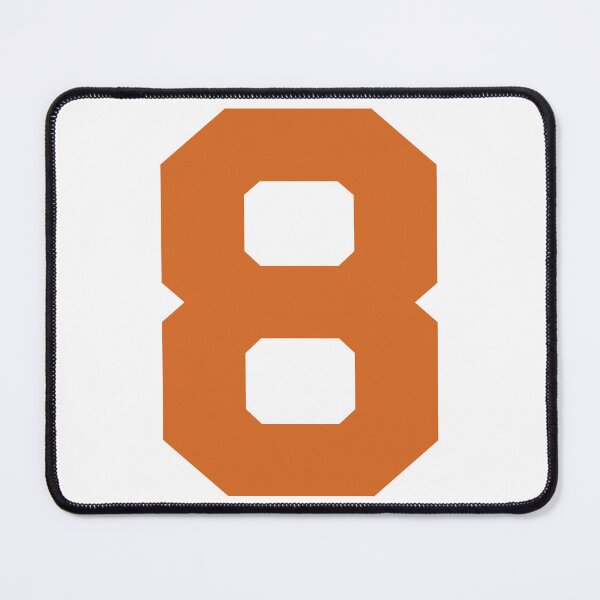 Item preview, Number 8, Orange eight, Sports number 8 designed and sold by TheCultStuff.