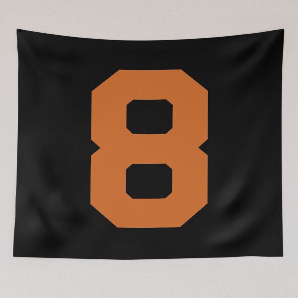 Item preview, Number 8, Orange eight, Sports number 8 designed and sold by TheCultStuff.