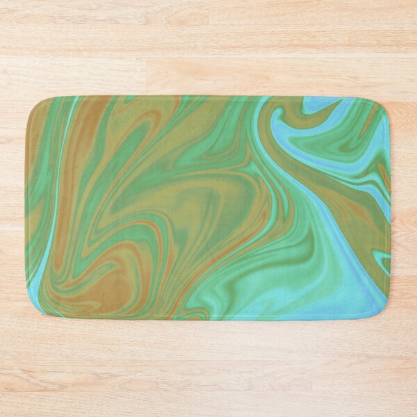 Item preview, Orange Yellow Turquoise Green Liquid Art. Liquid Marble. Abstract Design. designed and sold by Jason123za.