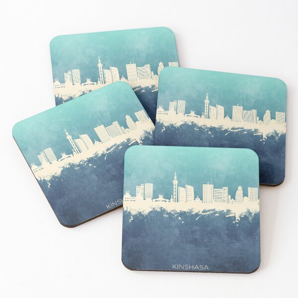 Item preview, Kinshasa Democratic Republic of the Congo Skyline designed and sold by ArtPrints.