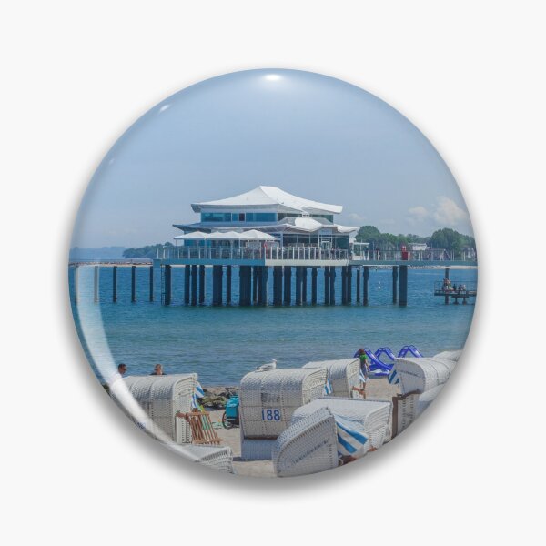 Item preview, Timmendorfer Strand with pier designed and sold by Torsten  Krüger.