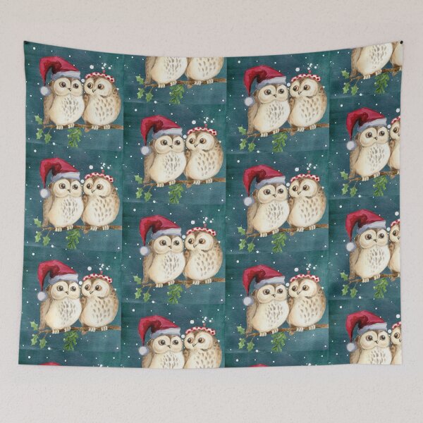 Item preview, Myar- Christmas ? owls T -shirt design designed and sold by Shaba111.