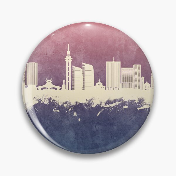 Item preview, Kinshasa Democratic Republic of the Congo Skyline designed and sold by ArtPrints.