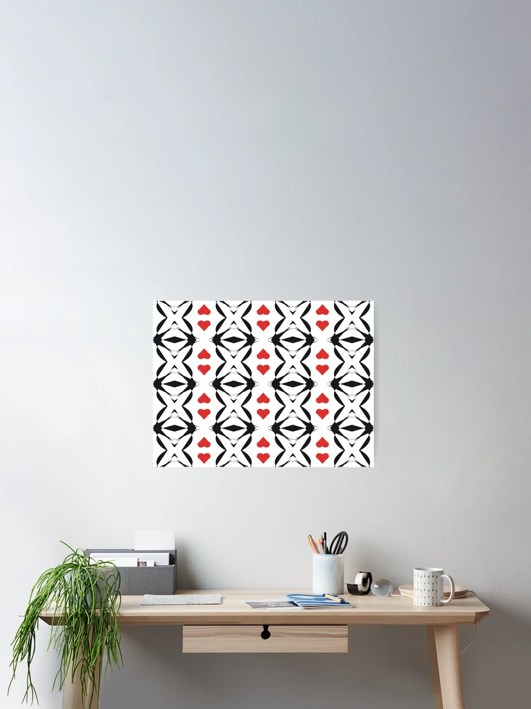 Thumbnail 2 of 3, Poster, Creative love pattern designed and sold by Work of art Shop.
