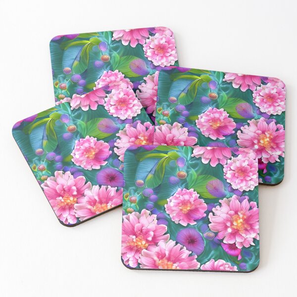 Item preview, Beautiful flour wallpaper designed and sold by The Love Quill.