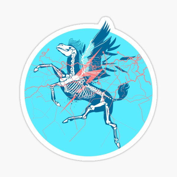 Flying Pegasus Sticker