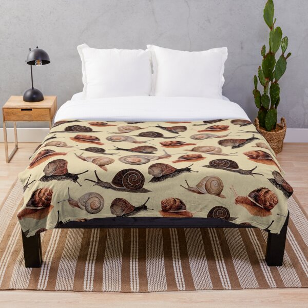 A Slew of Snails Throw Blanket