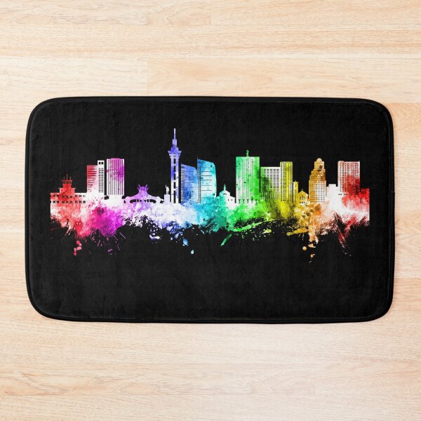 Item preview, Kinshasa Democratic Republic of the Congo Skyline designed and sold by ArtPrints.