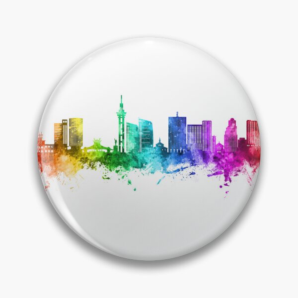 Item preview, Kinshasa Democratic Republic of the Congo Skyline designed and sold by ArtPrints.