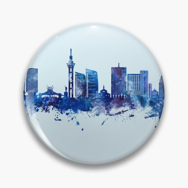 Item preview, Kinshasa Democratic Republic of the Congo Skyline designed and sold by ArtPrints.