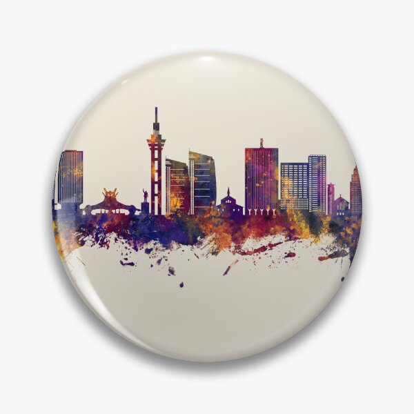 Item preview, Kinshasa Democratic Republic of the Congo Skyline designed and sold by ArtPrints.