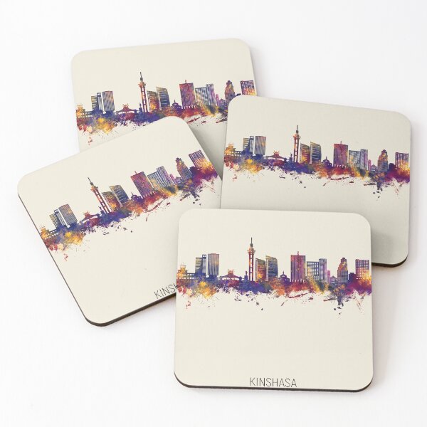 Item preview, Kinshasa Democratic Republic of the Congo Skyline designed and sold by ArtPrints.