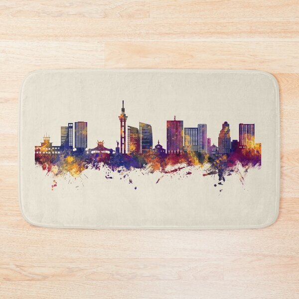 Item preview, Kinshasa Democratic Republic of the Congo Skyline designed and sold by ArtPrints.