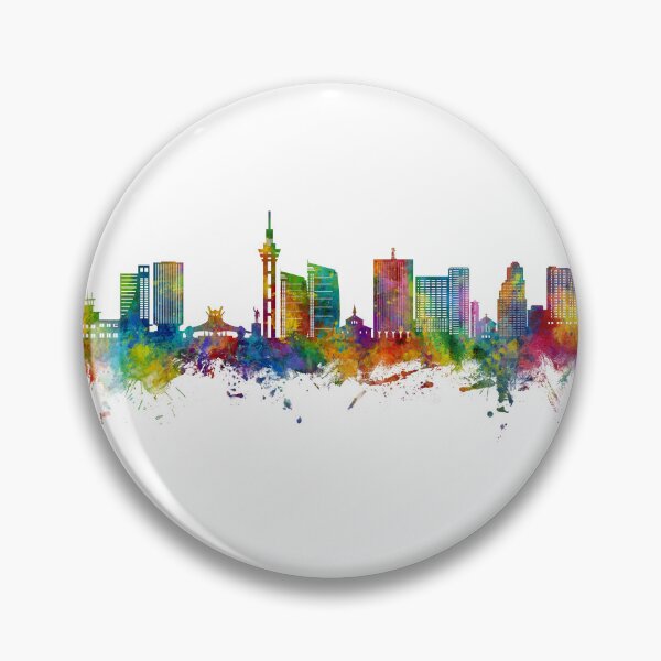 Item preview, Kinshasa Democratic Republic of the Congo Skyline designed and sold by ArtPrints.