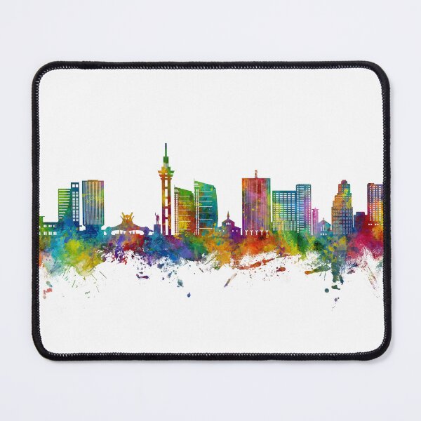 Item preview, Kinshasa Democratic Republic of the Congo Skyline designed and sold by ArtPrints.