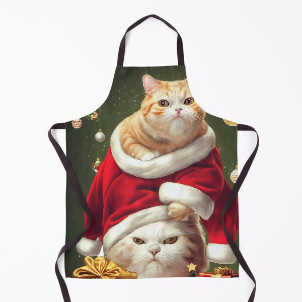 Item preview, Christmas cat Santa Claus xmas funny cute designed and sold by ladarkepoque.