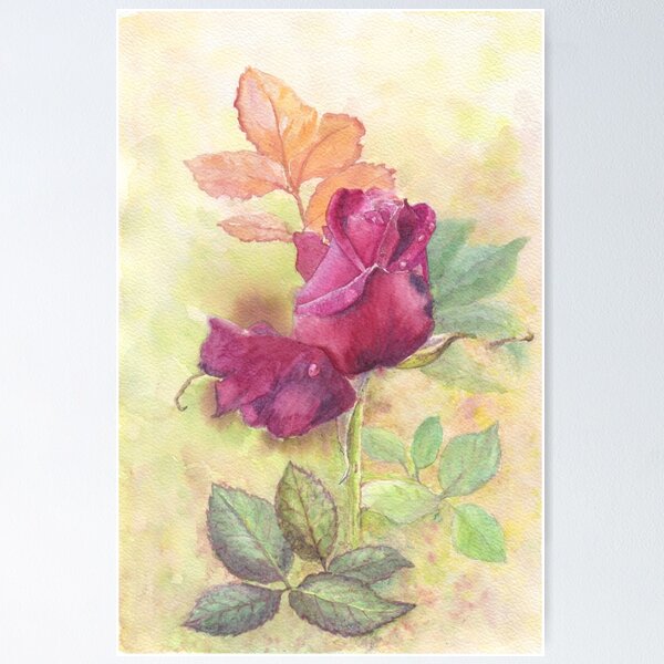 Item preview, Last autumn rose designed and sold by Anne-Leue.
