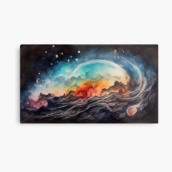 Astral Bubble Metal Print
