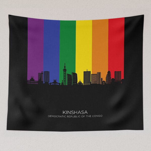 Item preview, Kinshasa Democratic Republic of the Congo Skyline designed and sold by ArtPrints.