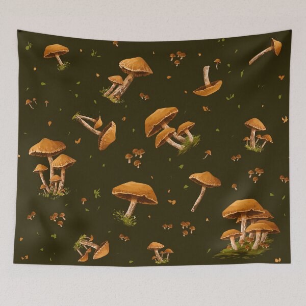 Item preview, Mushrooms pattern designed and sold by kiminiart.