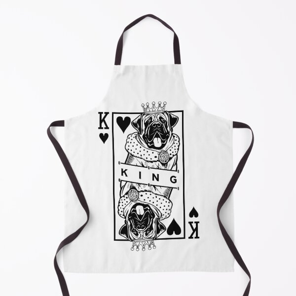 Item preview, Bullmastiff King Of Hearts Funny Dog Lover Card Pop Art designed and sold by GrandeDuc.