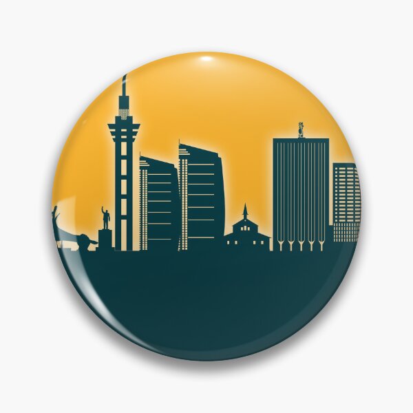 Item preview, Kinshasa Democratic Republic of the Congo Skyline designed and sold by ArtPrints.