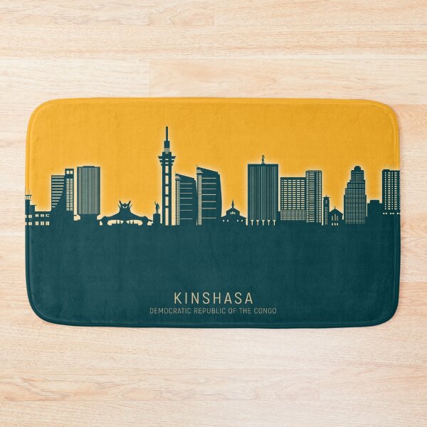 Item preview, Kinshasa Democratic Republic of the Congo Skyline designed and sold by ArtPrints.
