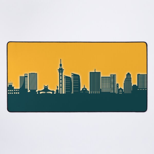 Item preview, Kinshasa Democratic Republic of the Congo Skyline designed and sold by ArtPrints.