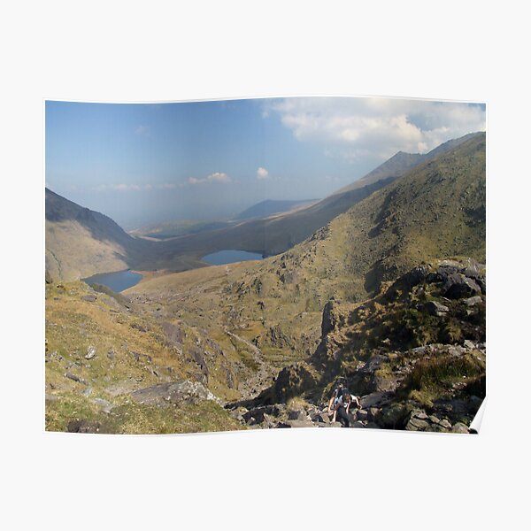 Climbing Carrauntoohil Poster