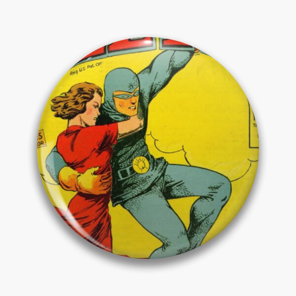 Item preview, The Blue Beetle Superhero Rare 10 Cent Vintage Pulp Comic Book Cover designed and sold by ⭐⭐⭐⭐⭐ Art Geeky.