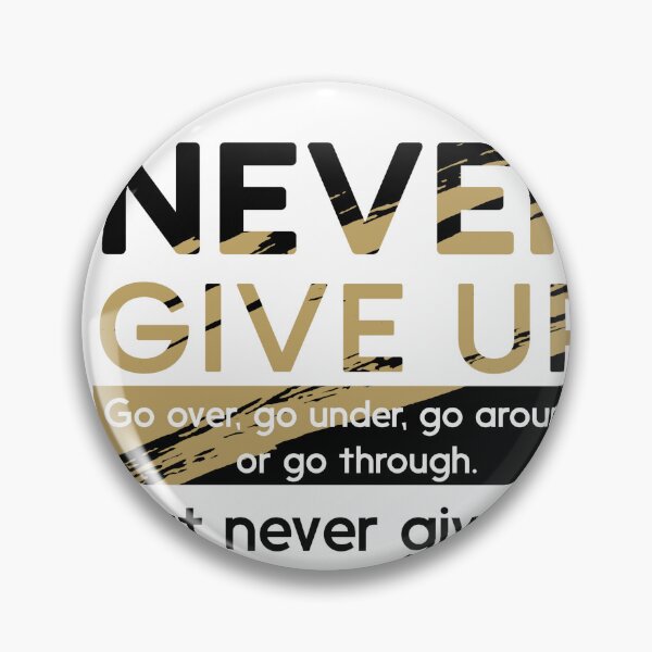 Item preview, Never give up designed and sold by Leefs.