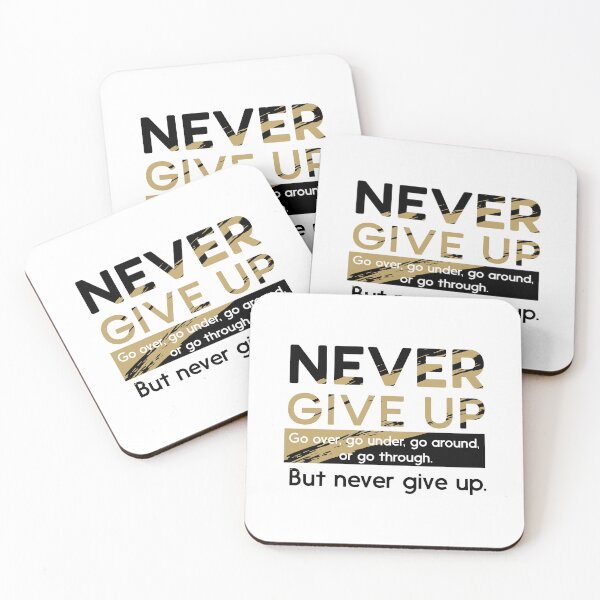 Item preview, Never give up designed and sold by Leefs.