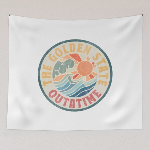 Item preview, Vintage Golden State California Outatime designed and sold by TonySpencer.