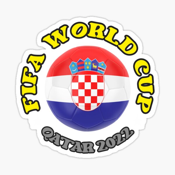 Croatia Fifa World Cup 2022 Sticker For Sale By Nokotutik Redbubble   St,small,507x507 Pad,600x600,f8f8f8 