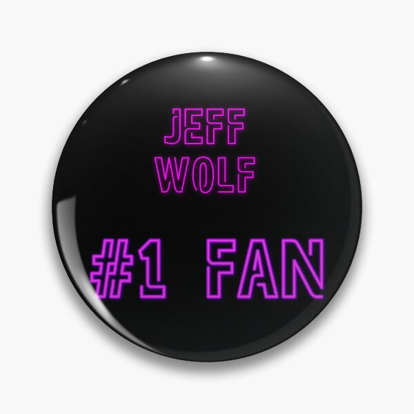 Item preview, Jeff Wolf - #1 fan designed and sold by 2Girls1Shirt.