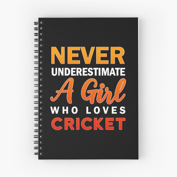 Item preview, Never underestimate a girl who loves cricket designed and sold by aktiveaddict.