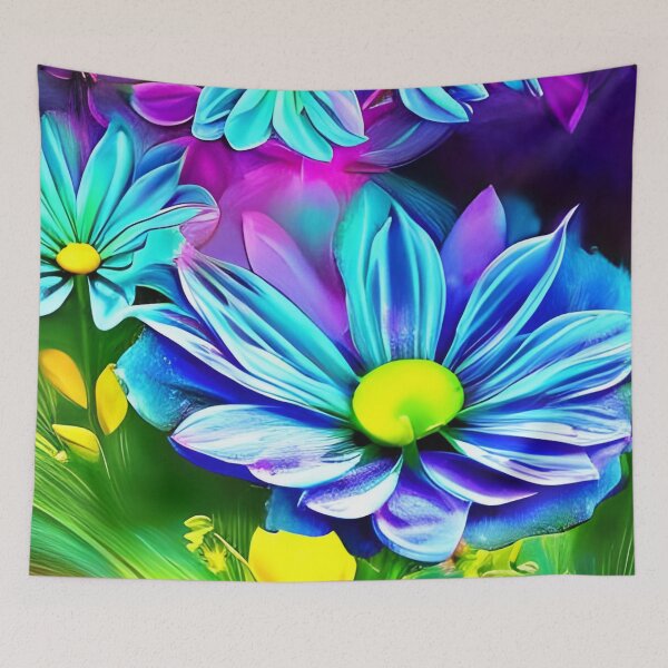 Item preview, Beautiful flour wallpaper designed and sold by The Love Quill.