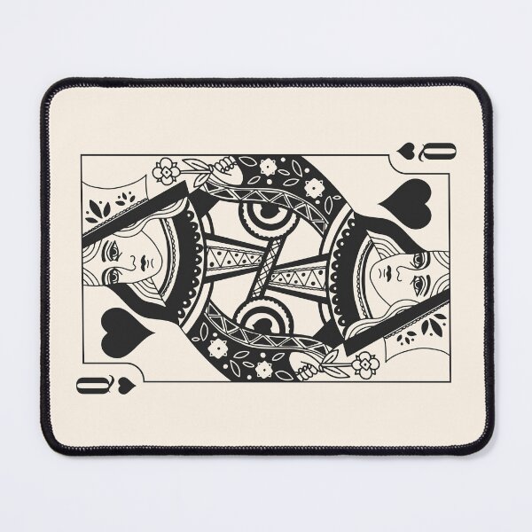 Item preview, Black Queen of Hearts – Vintage Playing Card designed and sold by GraphicBicycle.