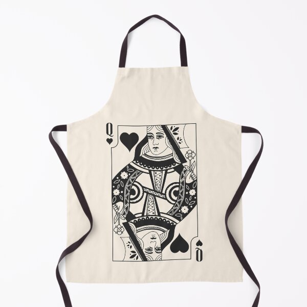 Item preview, Black Queen of Hearts – Vintage Playing Card designed and sold by GraphicBicycle.