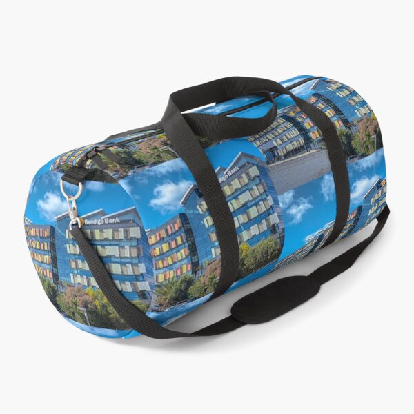 Item preview, The Bendigo Bank Building with Puffy Clouds sailing past - Bendigo, Victoria designed and sold by Steven Jodoin.