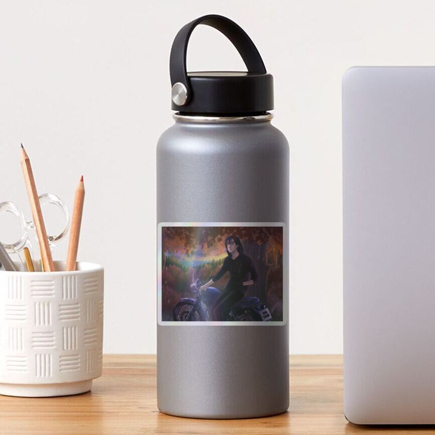 Aperçu de l'œuvre Sticker holographique créée et vendue par HyoukyosArt.
