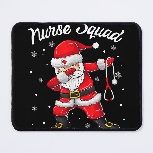 Item preview, Christmas scrub tops women dabbing santa scrubs nurse squad designed and sold by GomeThomas.
