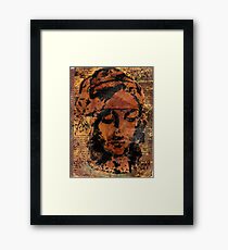 Da Vinci Woman Framed Print