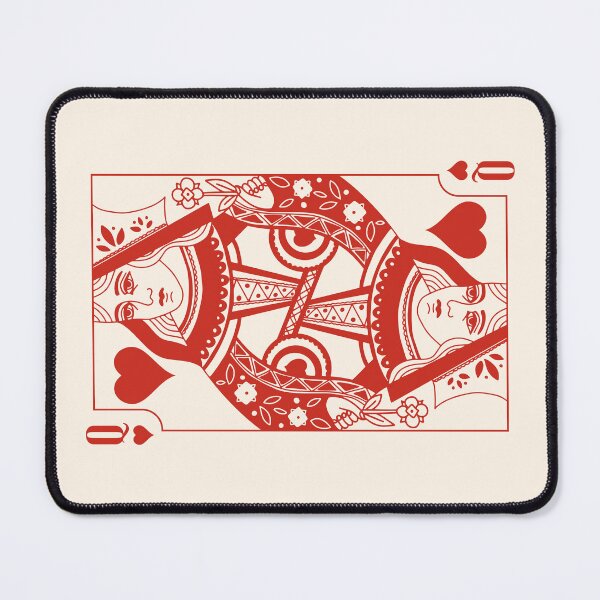 Item preview, Red Queen of Hearts – Vintage Playing Card designed and sold by GraphicBicycle.