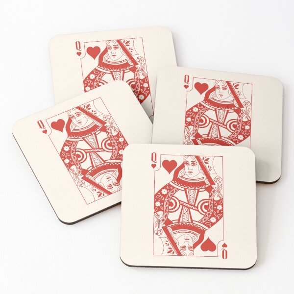 Item preview, Red Queen of Hearts – Vintage Playing Card designed and sold by GraphicBicycle.
