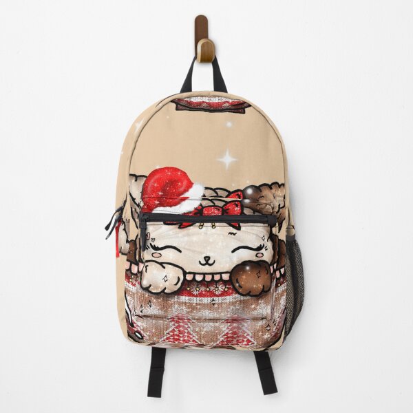 Item preview, Christmas Hot Cat-colate Kawaii Choco Cup Cute Red designed and sold by Jolly-Yosei.