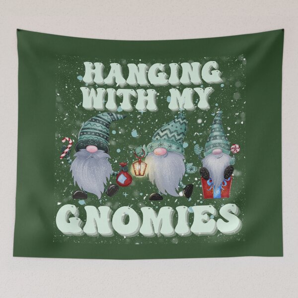 Item preview,  hanging with my gnomies,christmas gnomies,the gnomie,i'm the gnome,christmas funny gnome,gnome matching family,gnome movie designed and sold by cutedream.