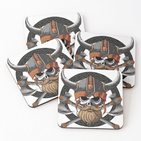 Item preview, Viking warrior skull designed and sold by greatercolors.